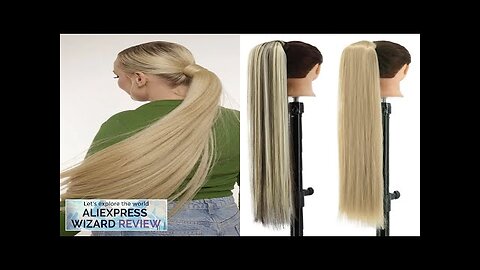 LISI GIRL 85cm Synthetic Long Straight Ponytail Hair Clip In Hair Extensions Review