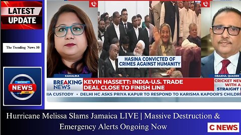 Hurricane Melissa Slams Jamaica LIVE | Massive Destruction & Emergency Alerts Ongoing Now