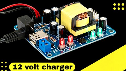 Make Your Own 12V Battery Charger - Step by Step Guide #DIY #Electronics #BatteryCharger