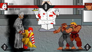 MUGEN - Donald & Colonel Sanders vs. Evil Ryu & Evil Ken - Download
