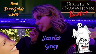 👻 Boston’s Haunted Trolley Tour?! (Ghosts, Gravestones & Scarlet the Storyteller)