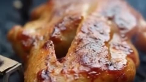 Chicken Grilling Animation – Sizzling BBQ Delight! 🍗🔥