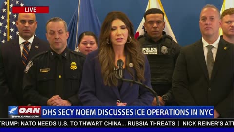 HAPPENING LIVE NOW: DHS Sec. Kristi Noem speaks in NYC