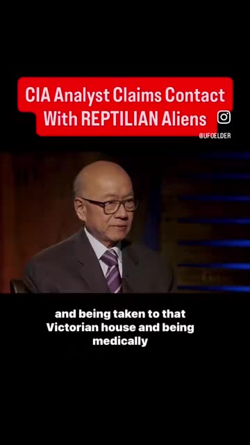Former CIA agent say government is directly in contract with reptilian life forms.