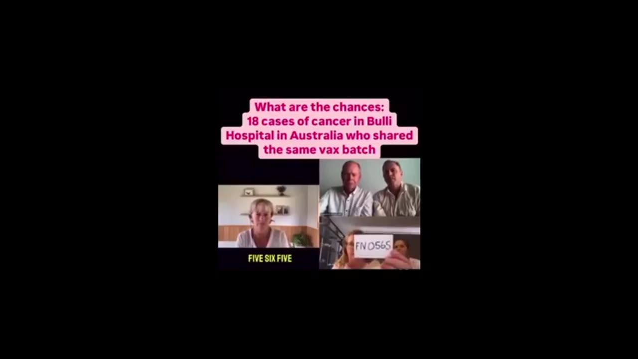 18 Cases of Cancer in the same hospital in Australia: Same Vaccine Batch?