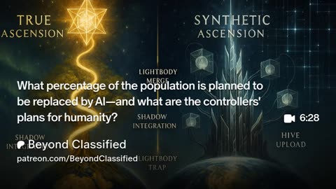 What percentage of the population is planned to be replaced by AI?