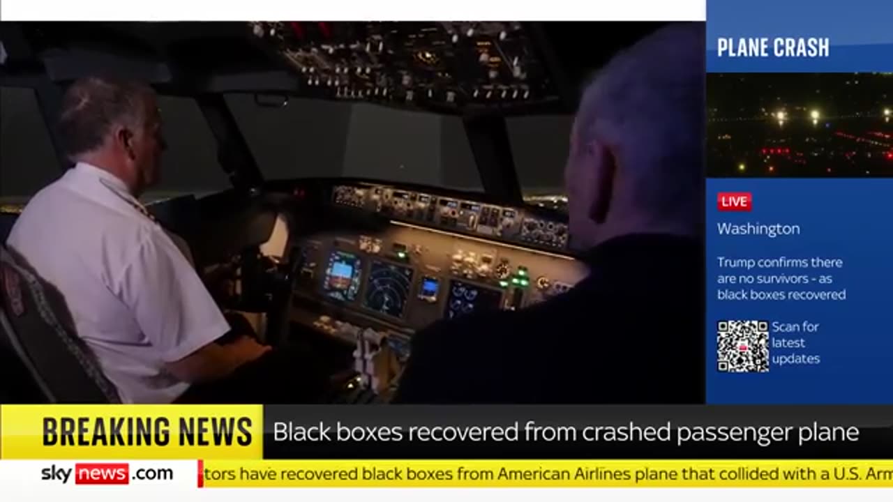 Washington plane crash_ Flight simulator recreates of the final journeys of both