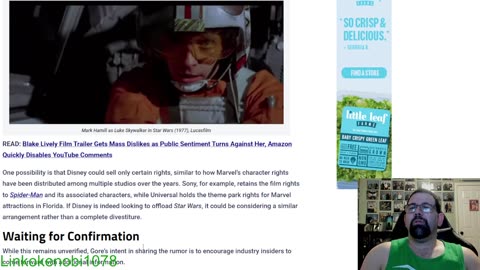 Rumored That Chris Gore Gather Info From A Trusted Source Saying Disney Was Trying To Sell Star war