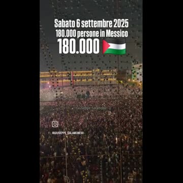 180.000 messicani per la Palestina.