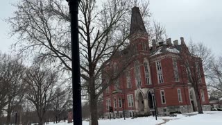 February 2, 2026 - DePauw’s Historic East College in the Snow
