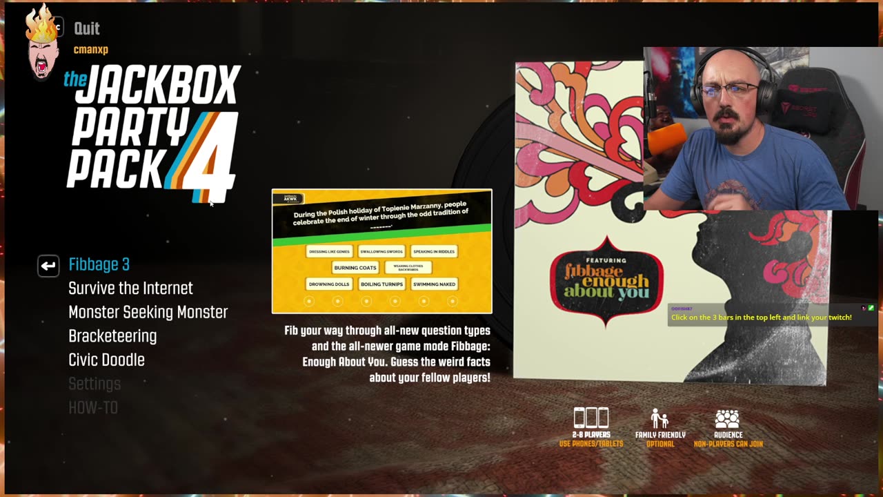 Jackbox Games! With Amigos! [TWITCH PARTICIPATION ONLY]