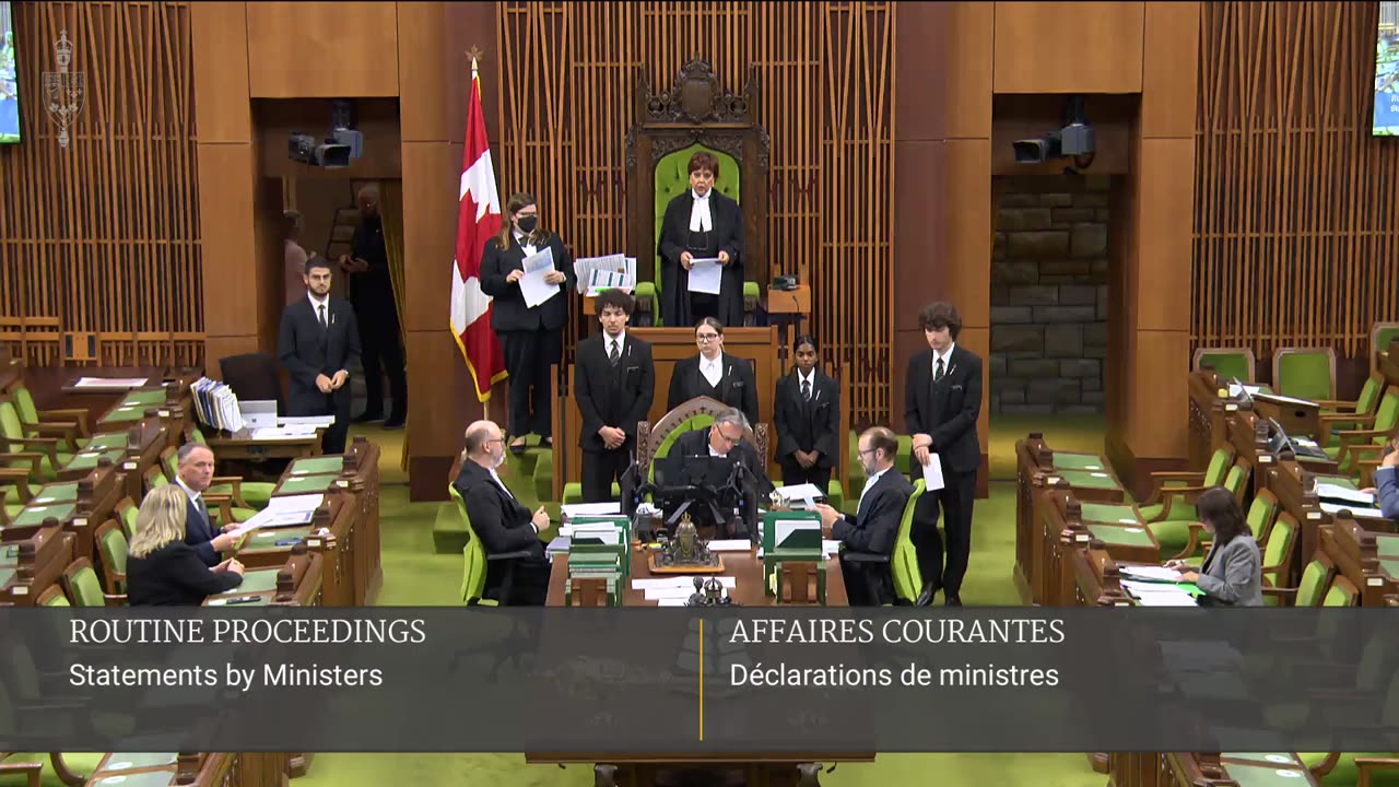 Question Period for HoC Sitting No. 30 House of Commons, Friday, Sep 26, 2025