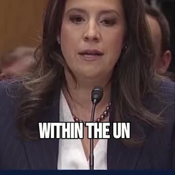 Stefanik On Countering Communist China's Influence In The UN