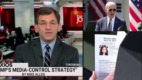 LEFT: "MSNBC’s Lemire: White House Reforms Shape the Narrative" RIGHT: "Biden’s Scripted Moment: