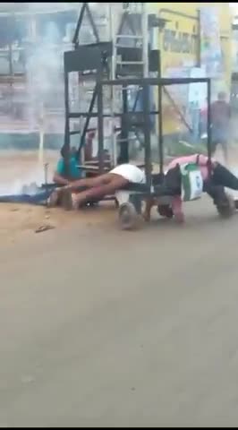 Some Poop people who eat cow poop, drink cow pee, and bathe with cow dung got electrocuted. No loss