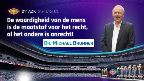 Dr. Michael Brunner: De waardigheid van de mens is de maatstaf voor het recht