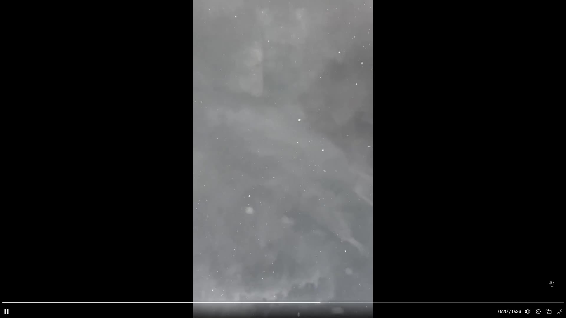 While driving into a hail storm, look to the right in the sky. Pretty cool!