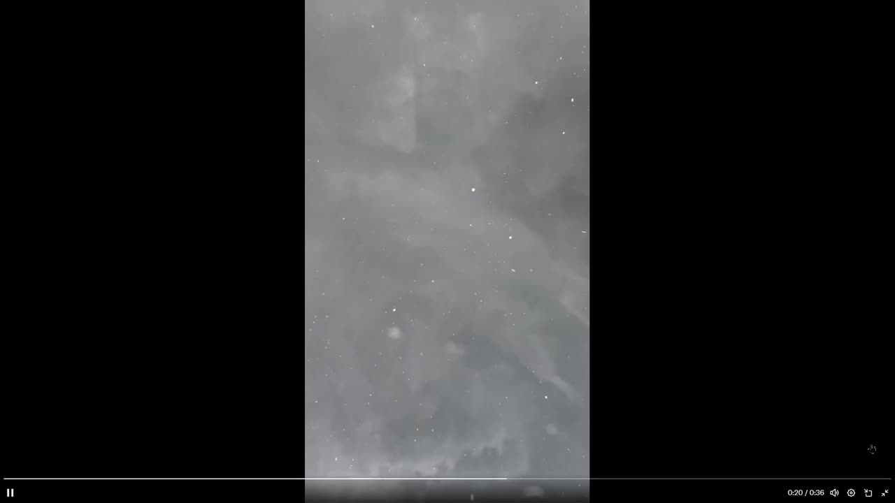 While driving into a hail storm, look to the right in the sky. Pretty cool!