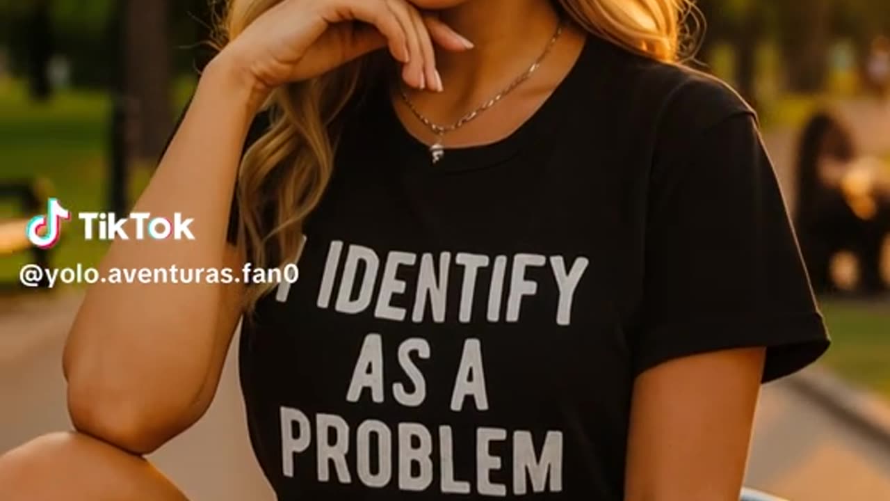AI ad promoting T-Shirt