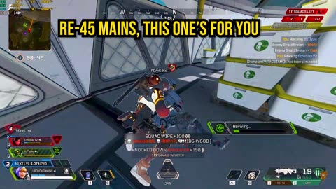 Wattson Wipes a Squad with the Old RE-45 🔥 | Apex Legends Broken Moon Gameplay