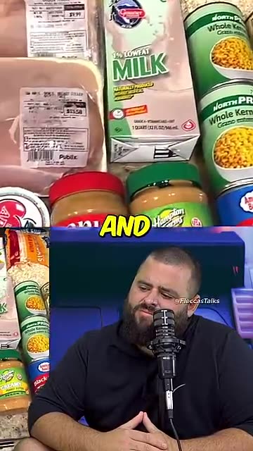 THIS is what people get from a food bank?! WTF have I been doing??