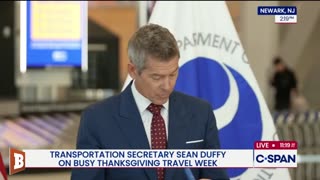 MOMENTS AGO: Transportation Sec. Sean Duffy Holds News Conference on Thanksgiving Travel...