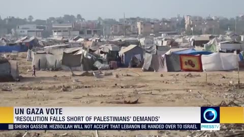 US-drafted resolution to establish an international stabilization force in the Gaza Strip