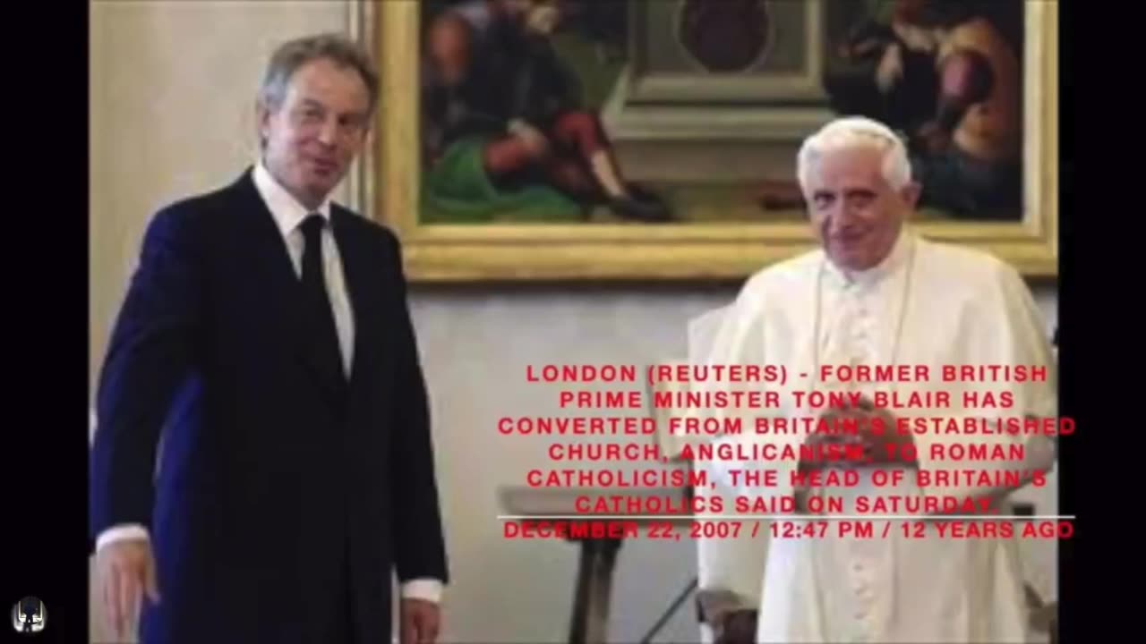 Phoney Tony Blair And Masonic Batman.👁 💡