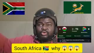 South Africa completely Destroys Wales in a Rugby friendly Match