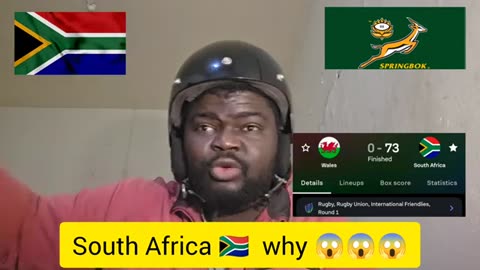 South Africa completely Destroys Wales in a Rugby friendly Match