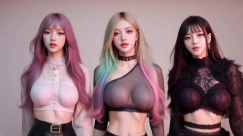AI Beauties Walking – A Mesmerizing - Transparent Try-On Haul