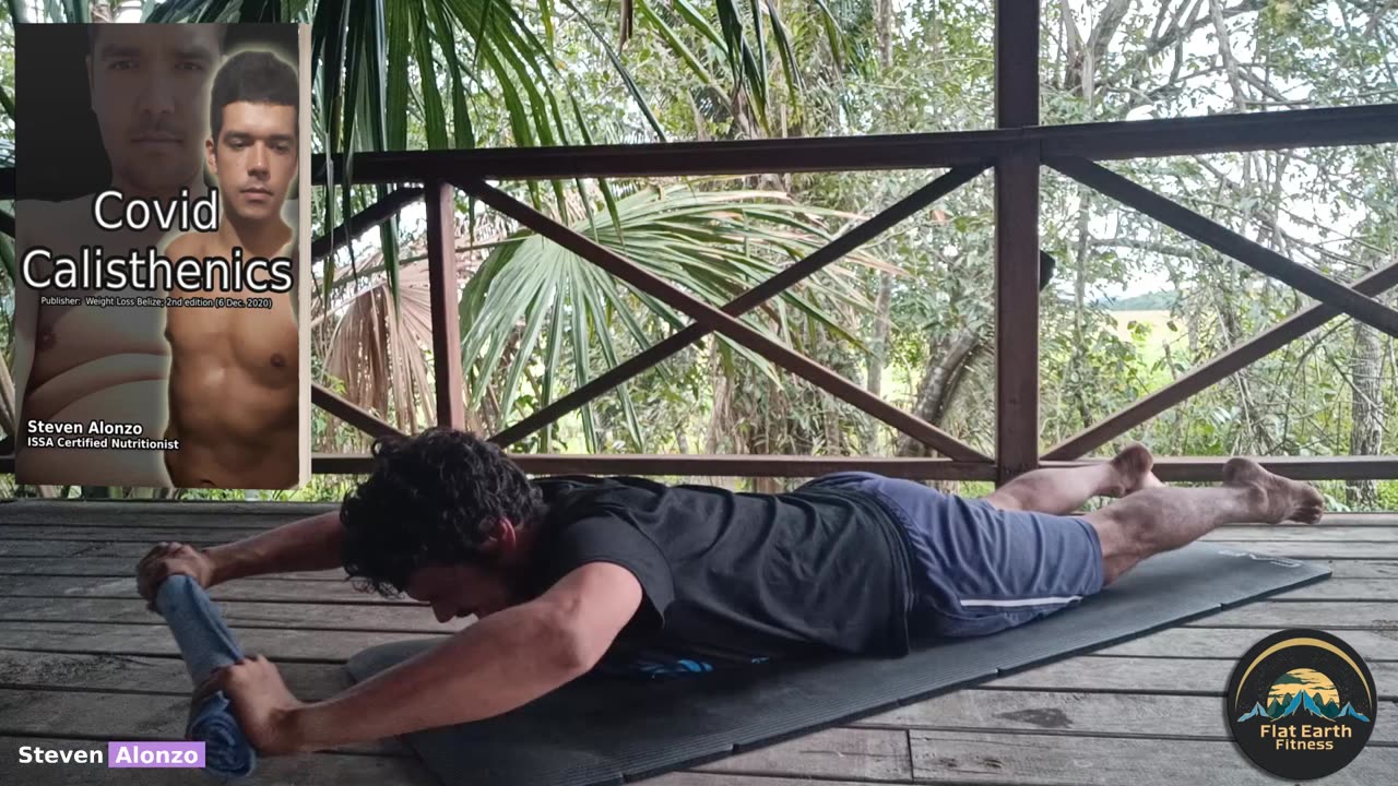Calisthenics Day 3 Back Routine: Superman Towel Roll