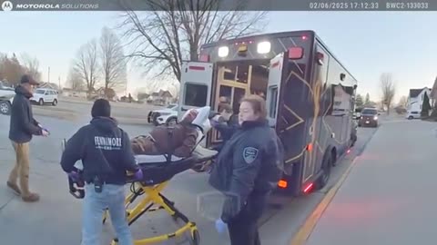 Crazy Man Thinks he's Jesus - Body Cam Footage