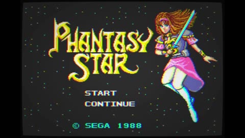 Phantasy Star (1988) Attract Screen