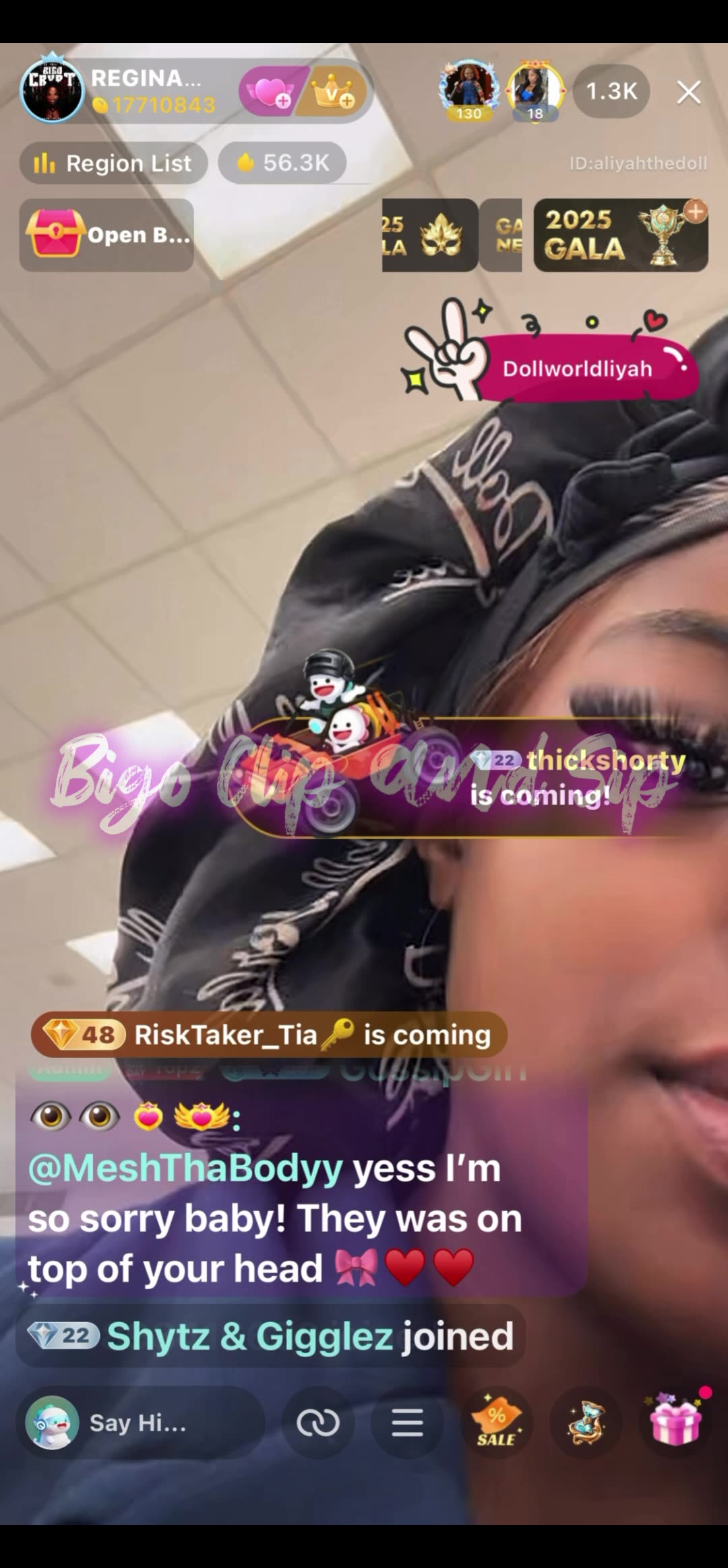 Liyah at the airport talking shit about living at home 11/26/25 #bigoclipandsip