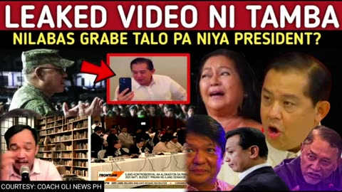 LEAKED VIDEO NI TAMBA VIRAL NA! GRABE TO TAMBA DAPAT MA-IMPEACH SABWATAN NAILANTAD!