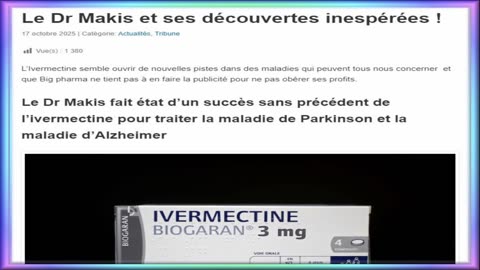 Le Dr Makis fait état d’un succès sans précédent de l’ivermectine