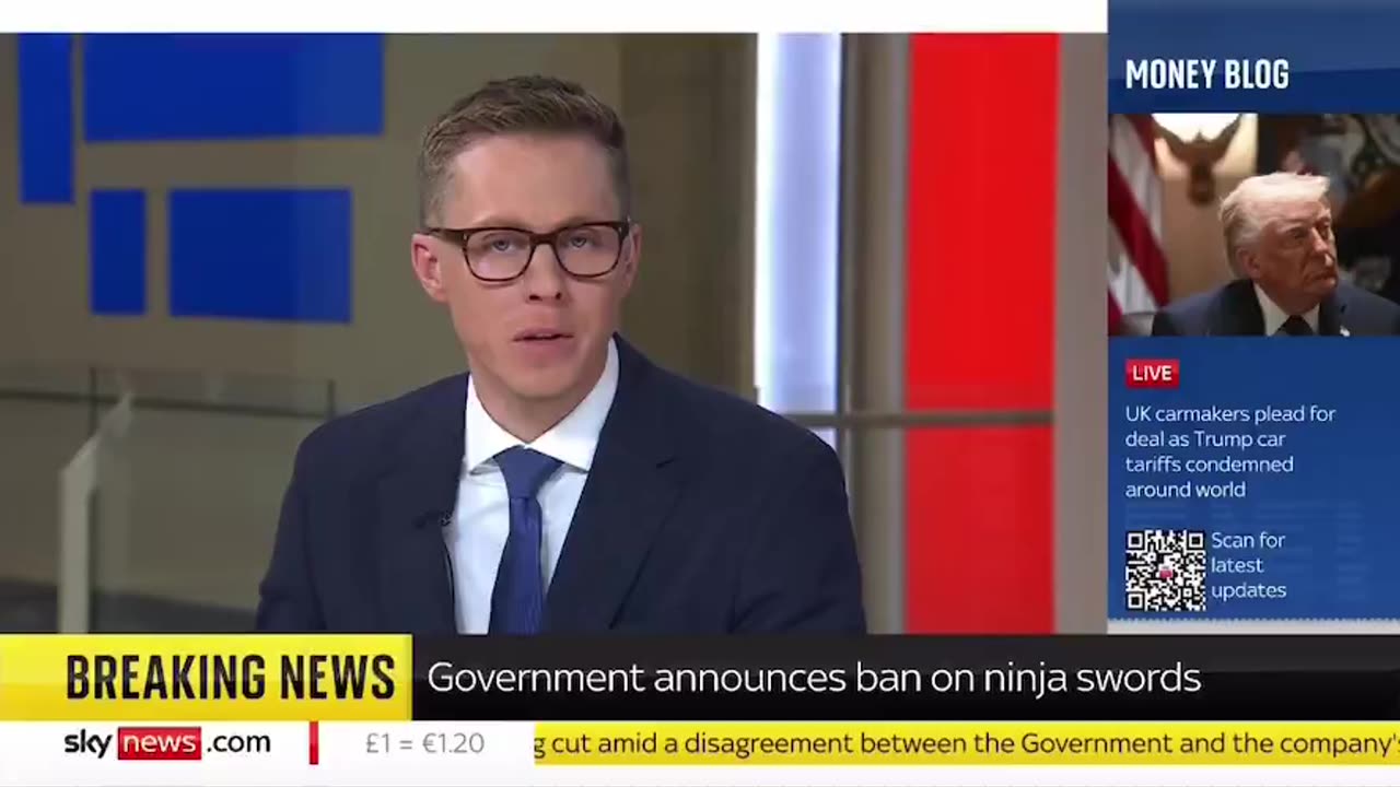 BREAKING: Ninja swords banned in the UK. You will soon be jailed for owning one.