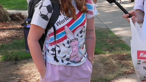 Who has the heaviest backpack?