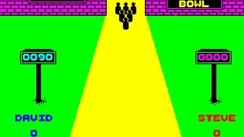 ZX Spectrum Longplay - Indoor Bowling - EU - NA