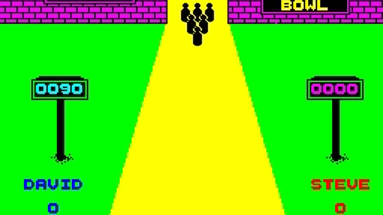 ZX Spectrum Longplay - Indoor Bowling - EU - NA