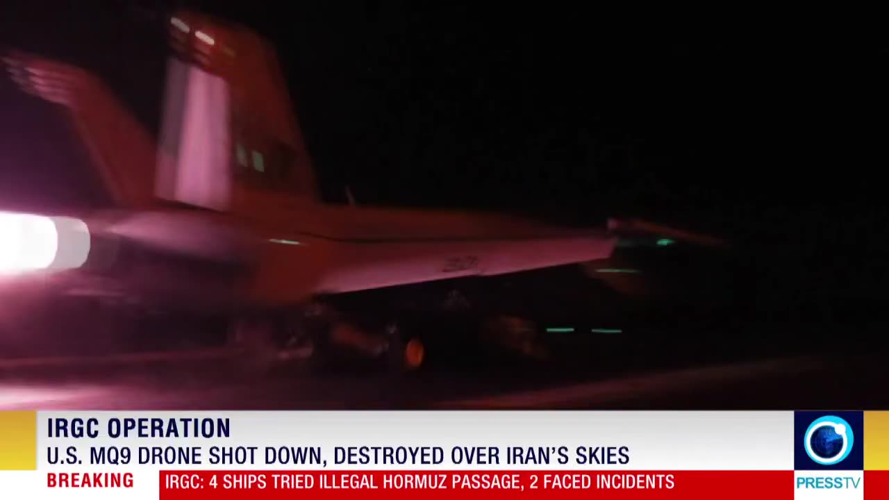 Iran’s IRGC says it has shot down and destroyed an American MQ-9 drone