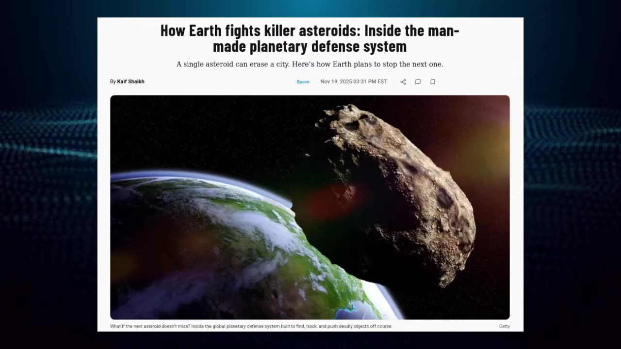 How Earth fights Killer Asteroids with Man Made Planetary Defense System