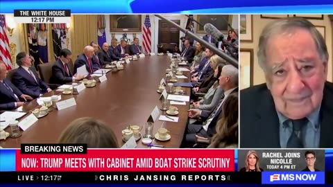 Panetta just went on MSNBC and declared that Pete Hegseth committed a "war crime"