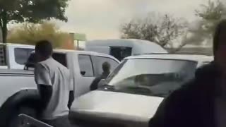 DHS agents had to smash the windows to detain Juan illegal alien in Cicero today.