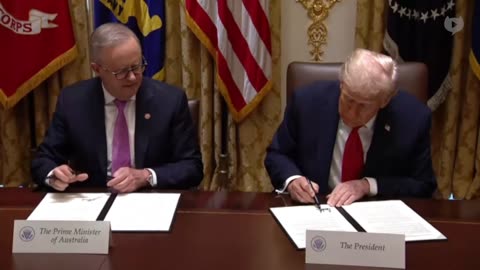U.S. and Australia sign $8.5B rare earth deal.