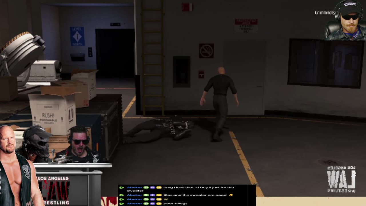 LA WRESTLING HOSTED BY GRIMM AND CASEY! MY LIVE REACTION VIDYA!