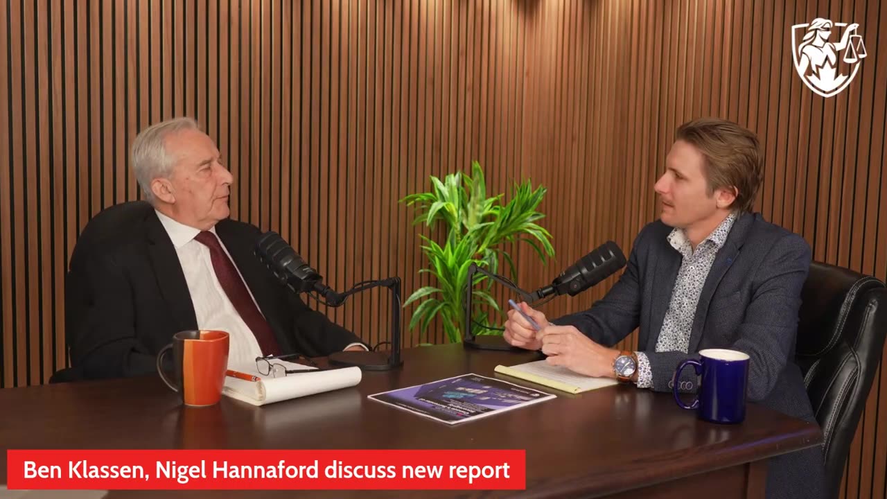 Benjamin Klassen interviews Nigel Hannaford about new report: Canada’s Surrender of Sovereignty