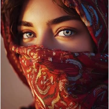 arabic girl on desert