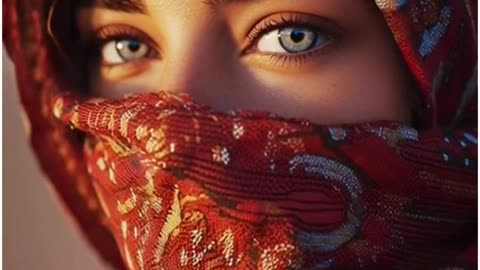 arabic girl on desert